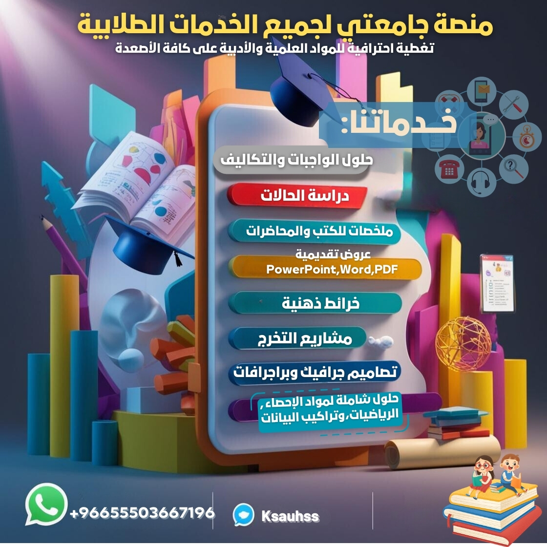 مركز حول واجبات وتكاليف طلاب الخليج